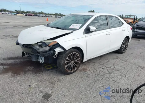 2016 Toyota Corolla S Plus from USA, damaged, VIN 2T1BURHE4GC609836